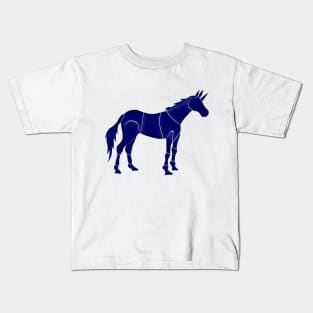 Blue Unicorn Kids T-Shirt